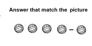 Math 1st grade subtraction sample question