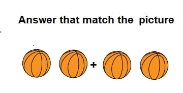 Math 1st grade addition sample question