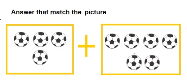Math 1st grade addition sample question
