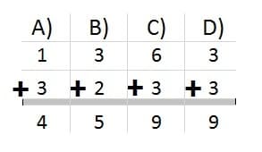 Math 2nd grade addition sample question
