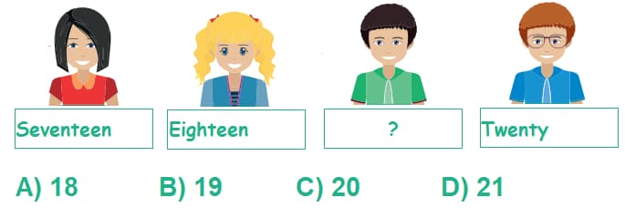 Math 3rd grade number recognition sample question