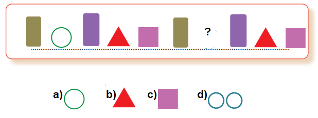 Math 3rd grade shape patterns sample question