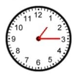 Math 3rd grade telling time - understanding time sample question